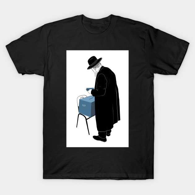 Orthodox jew voting T-Shirt by argiropulo